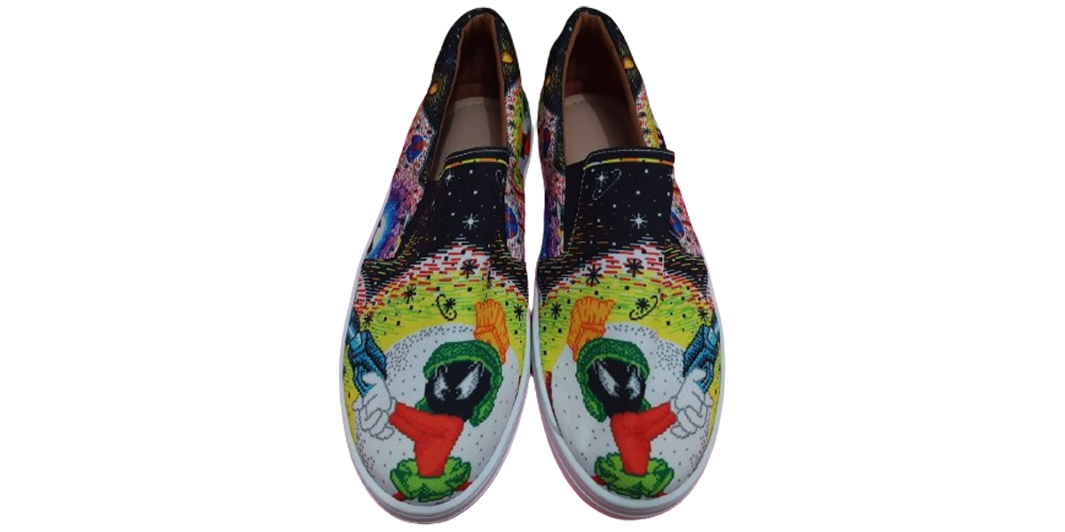 Tênis grife Caveira Slip On Unissex Conforto, Ideal P/ O Dia A Dia.