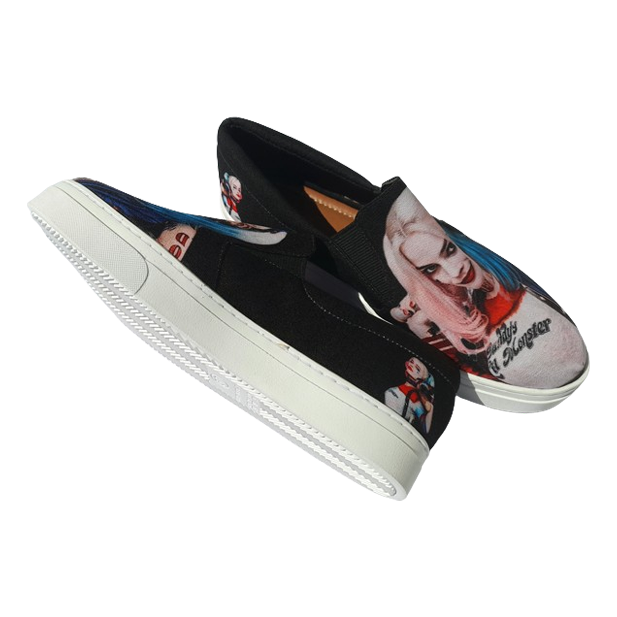 Tênis Slip On Feminino Arlequina Batman Conforto 33 Ao 43.