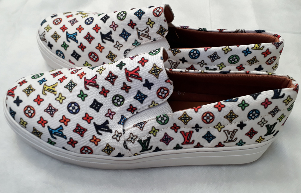 Tênis grife Louis vuitton Slip On Unissex Conforto, Ideal P/ O Dia A Dia.
