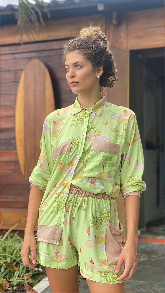 Conjunto Beach Neon