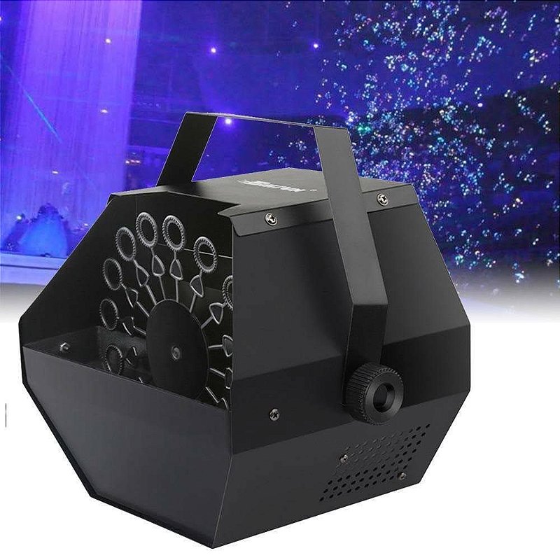 Aluguel Máquina Bolhas de Sabão + 1 litro de fluído