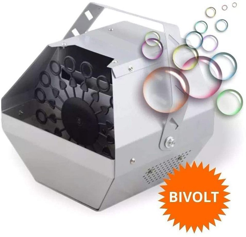 Aluguel Máquina Bolhas de Sabão + 1 litro de fluído