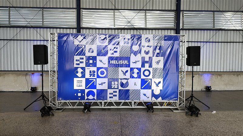 Locação Backdrop em Alumínio