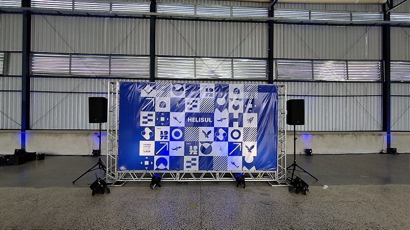 Locação Backdrop em Alumínio
