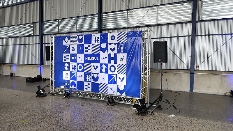 Locação Backdrop em Alumínio
