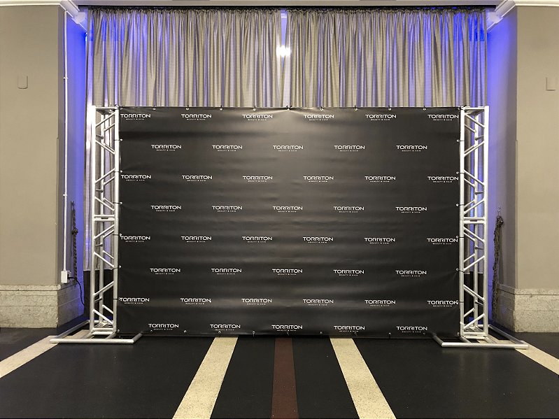 Locação Backdrop em Alumínio