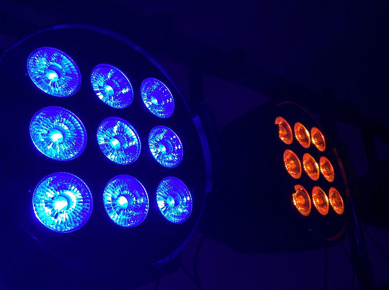 Kit 4 x Optipar LED [Modelo 9-Leds de 18W] (Aluguel 24h)