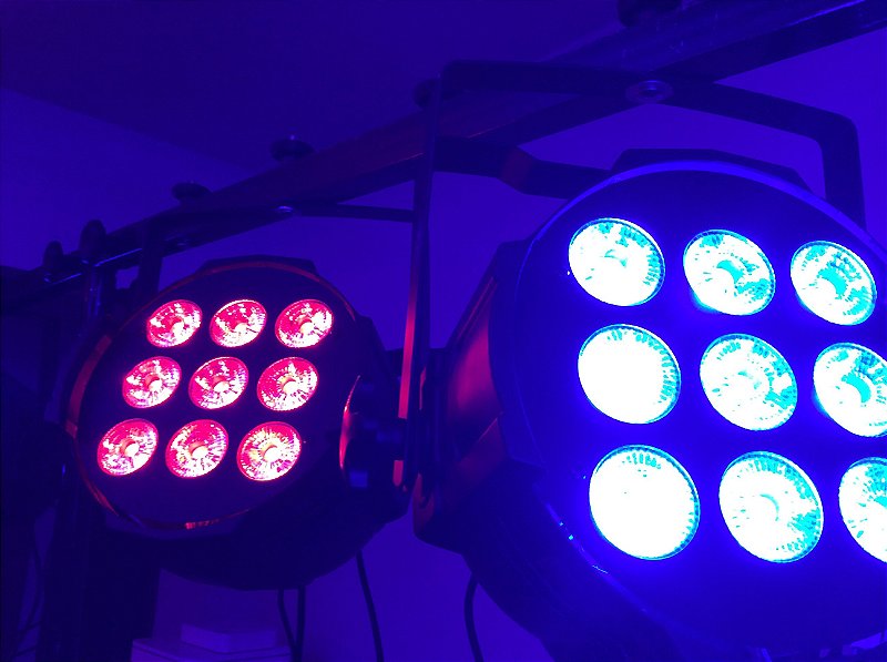 Kit 4 x Optipar LED [Modelo 9-Leds de 18W] (Aluguel 24h)