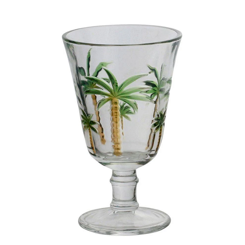 KIT 7 PEÇAS 1 JARRA 1,3l E 6 TAÇAS 240ML PALM HAND PAINTING - LYOR