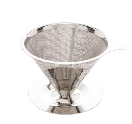 FILTRO DE ACO INOX PARA CAFÉ 13x10,5cm - LYOR
