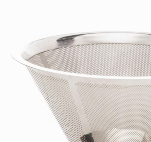 FILTRO DE ACO INOX PARA CAFÉ 13x10,5cm - LYOR
