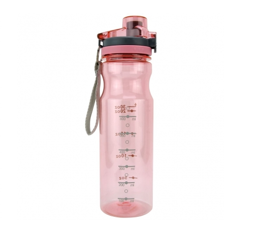GARRAFA DE ÁGUA SQUEEZE DE PLÁSTICO SPORT COM TRAVA 890ML - C3B