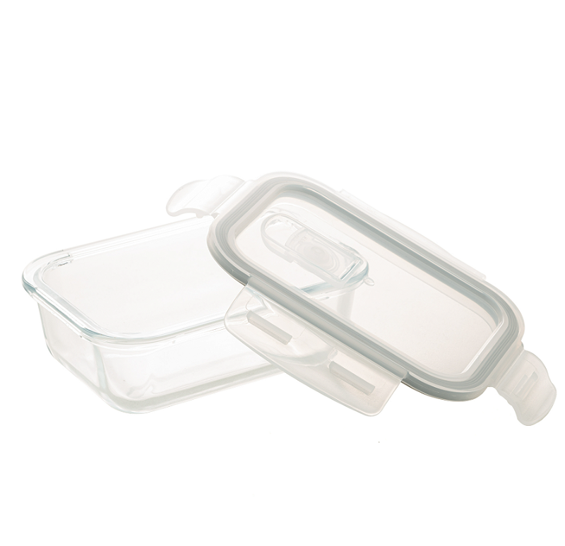 POTE HERMÉTICO DE VIDRO BOROSSILICATO RESISTENTE A CALOR 370ML - LYOR