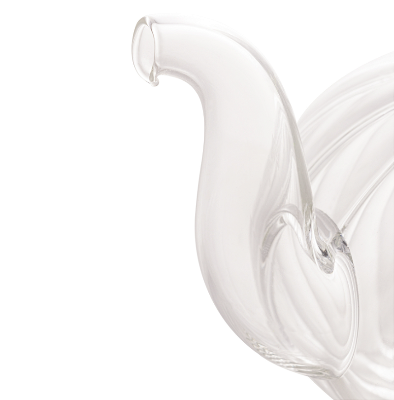 CHALEIRA DE VIDRO BOROSSILICATO RESISTENTE AO CALOR COM DIFUSOR CLASSSIC 800ML- LYOR