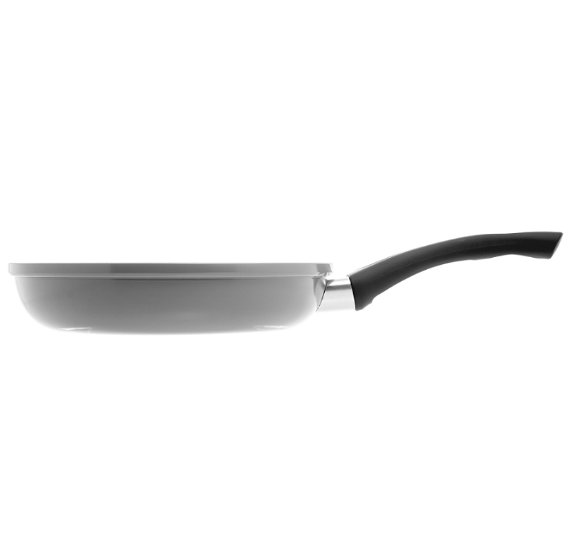 FRIGIDEIRA DE INDUÇÃO EM ALUMÍNIO COM REVESTIMENTO CERÂMICO GRANILITE 24CM CINZA - LYOR