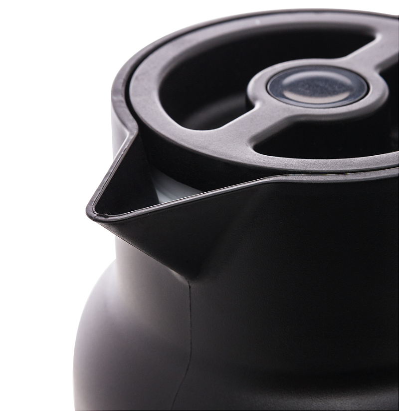 GARRAFA TÉRMICA PARA CAFÉ ORGANIC PRETA 1L - LYOR