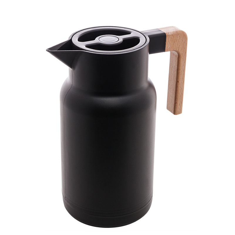 GARRAFA TÉRMICA PARA CAFÉ ORGANIC PRETA 1L - LYOR