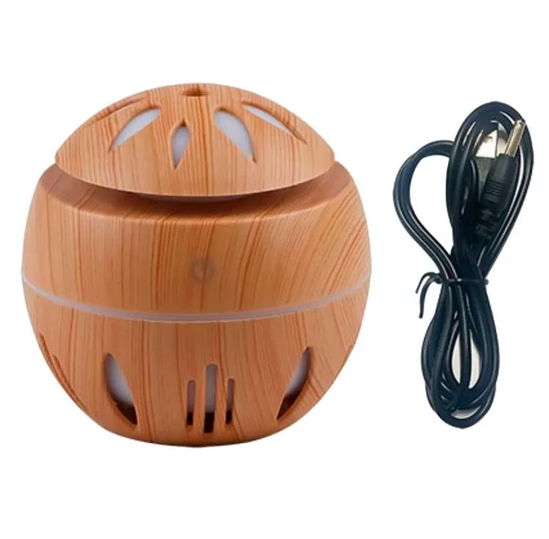 DIFUSOR UMIDIFICADOR DE AR LUZ E FLORES COM CABO USB - WELLMIX