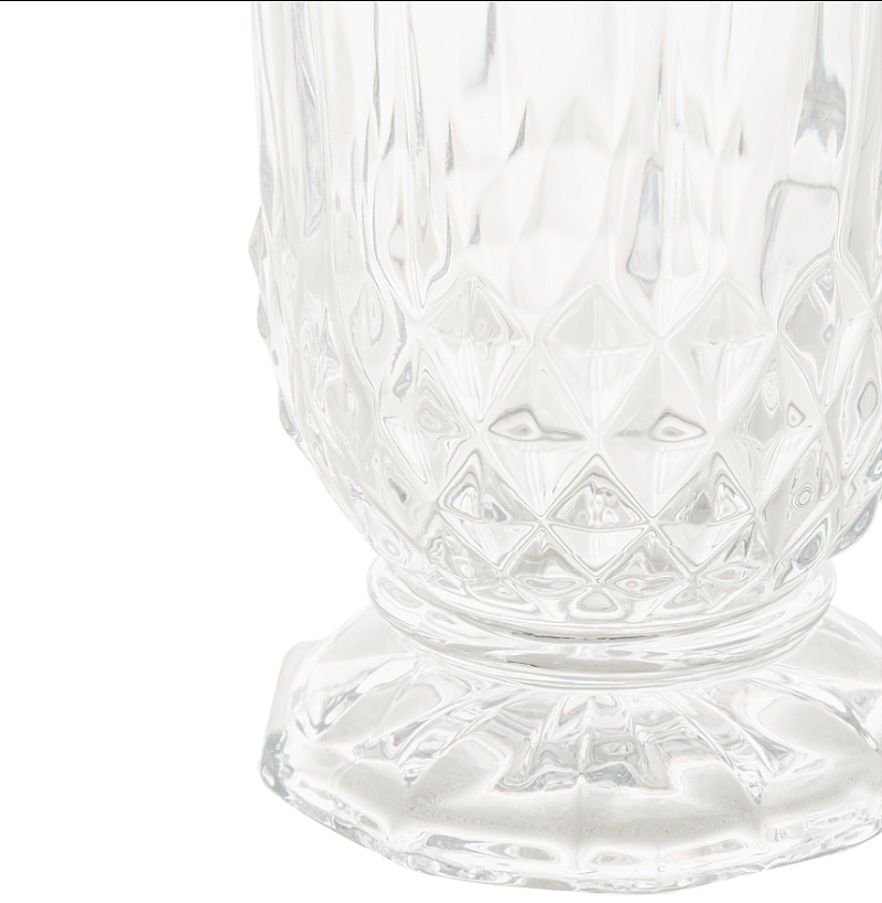 JARRA DE VIDRO 1,25L DIAMANTE 23X16CM - LYOR