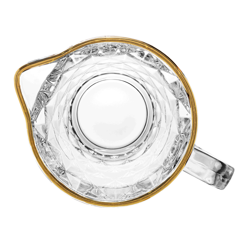 JARRA DE VIDRO COM FIO DE OURO DIAMOND 1L - LYOR