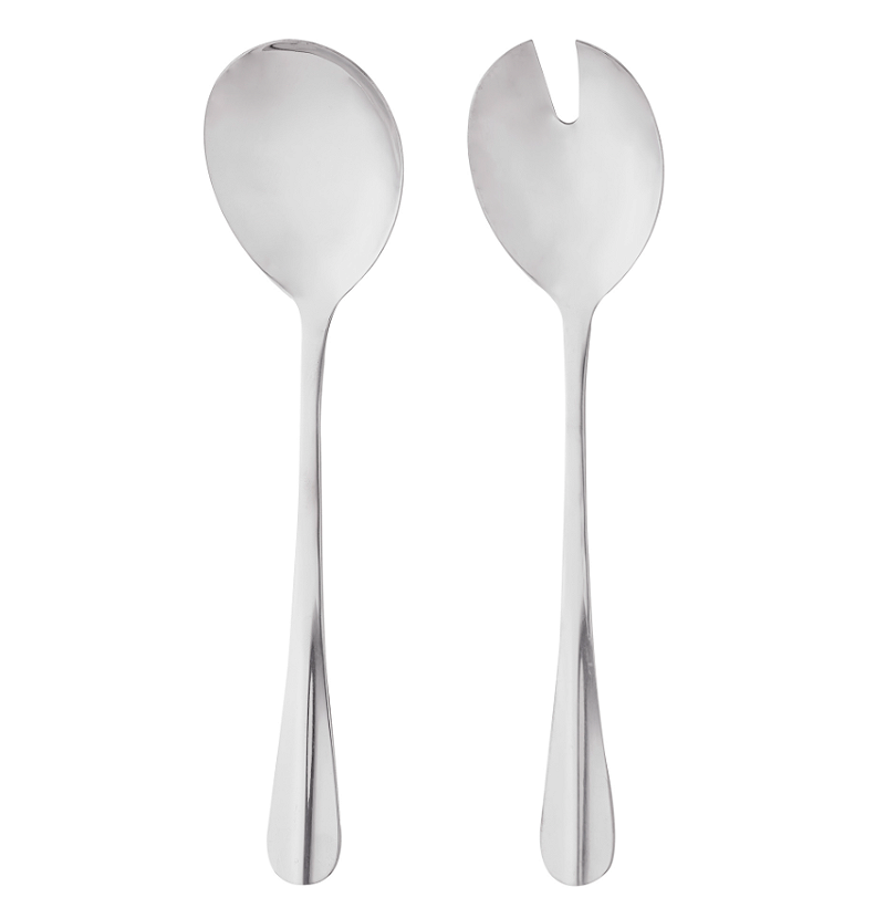 CONJUNTO 2 PEÇAS PARA SALADA DE AÇO INOX POSITANO - LYOR