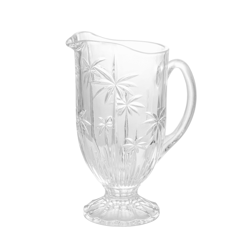 JARRA DE CRISTAL PALM TREE TRANSPARENTE 1,4L - WOLFF