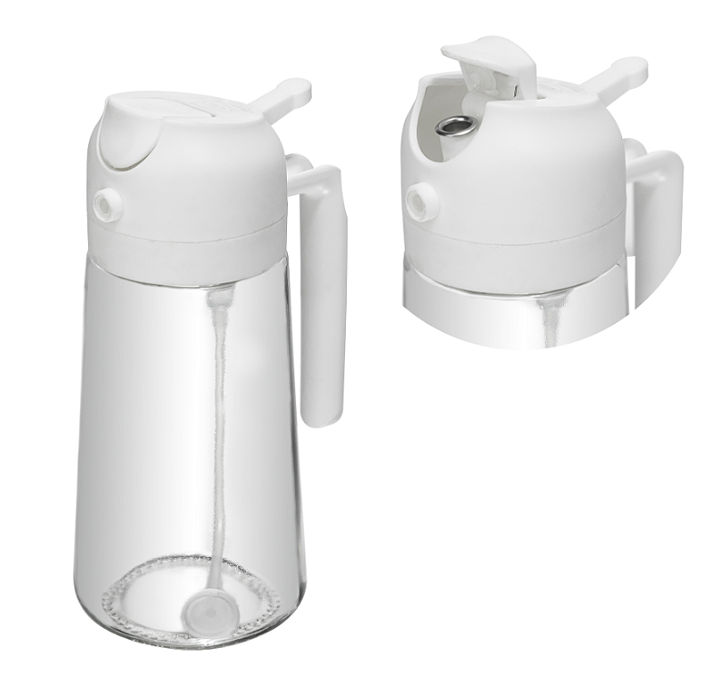 GALHETEIRO E BORRIFADOR 2 EM 1 DE VIDRO 450ML - LYOR