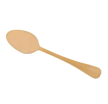 CJ 6 COLHERES PARA MESA DE AÇO INOX POSITANO DOURADO - LYOR