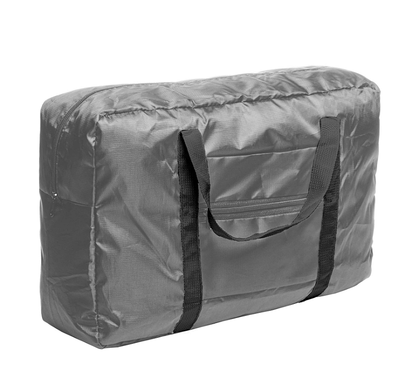 BOLSA DE POLIÉSTER COM ENCAIXE PARA MALA DE VIAGEM CINZA 46X35X12CM - LYOR