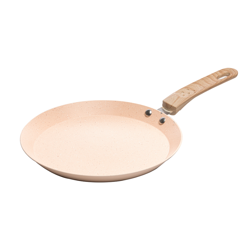 FRIGIDEIRA TAPIOQUEIRA DE INDUÇÃO EM ALUMÍNIO COM REVESTIMENTO CERÂMICO BEGE GRANILITE 24CM - LYOR