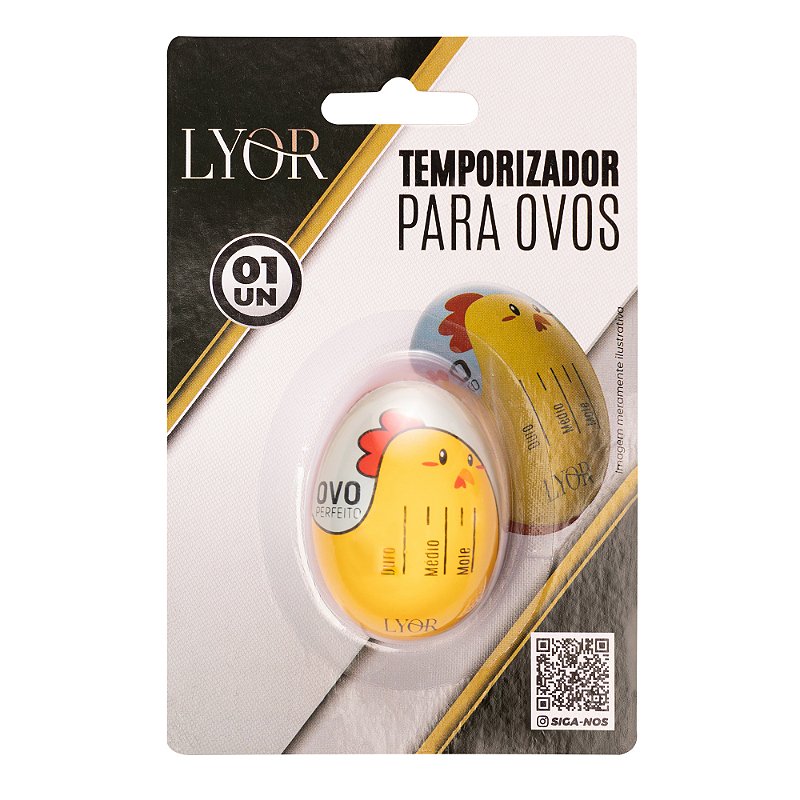 TEMPORIZADOR PARA COZIMENTO DE OVOS 5X3CM X - LYOR