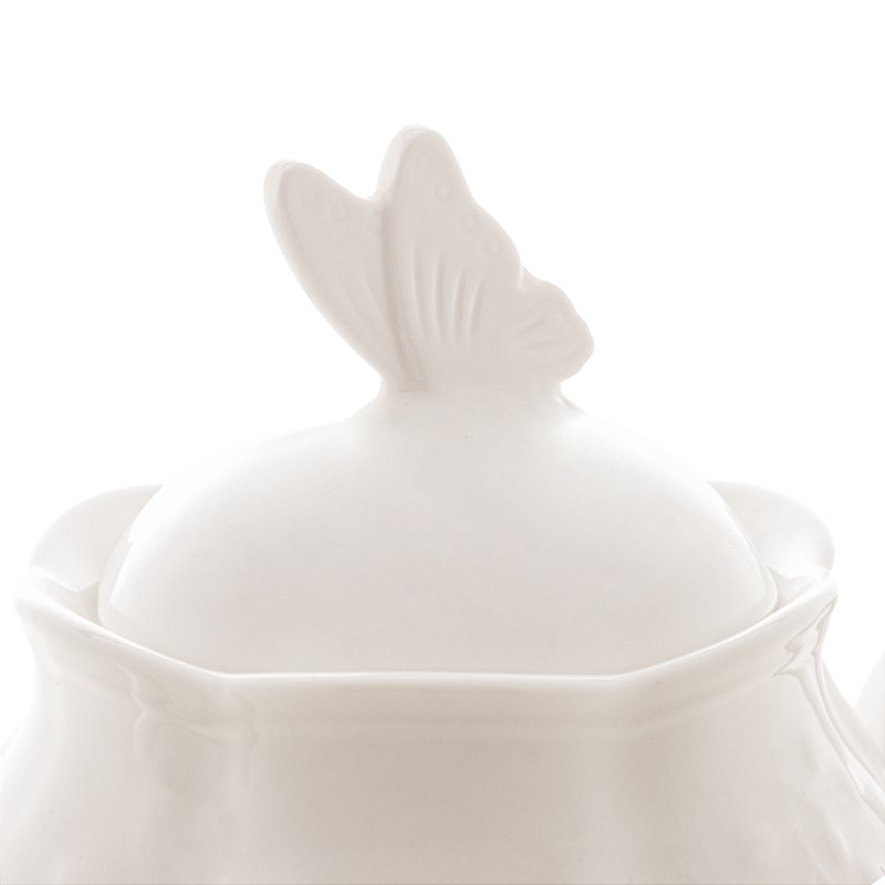 BULE DE PORCELANA NEW BONE BUTTERFLY FLOWER 1,27L - LYOR