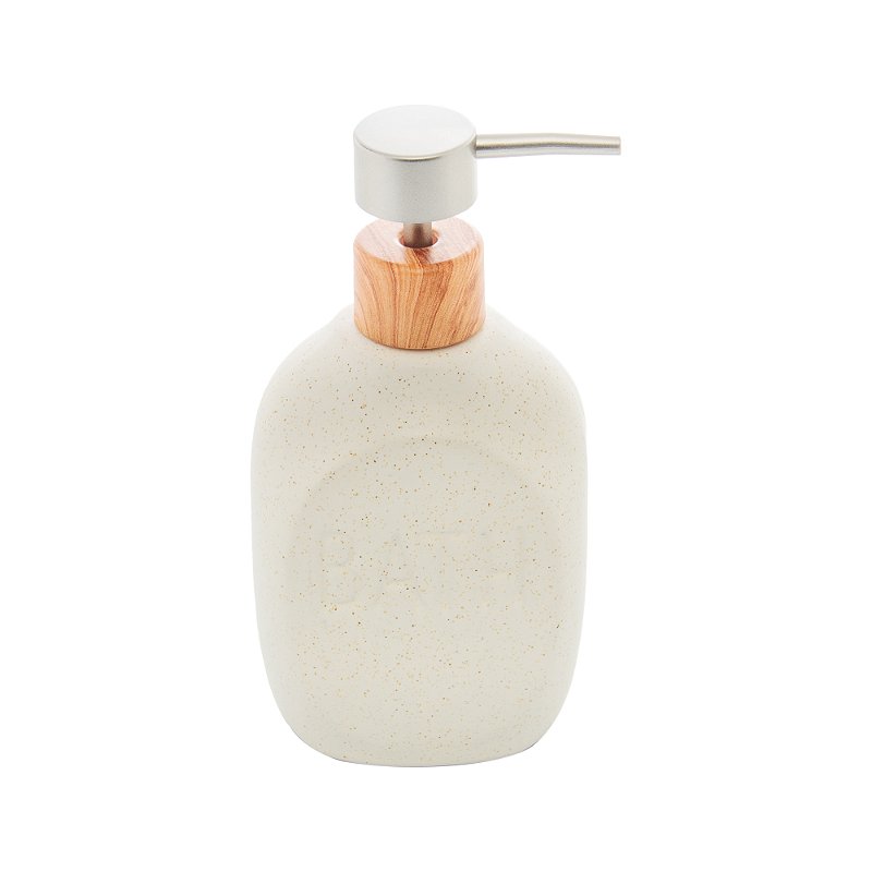 PORTA SABONETE LIQUIDO DE CERAMICA GRANILITE 430 ML - LYOR