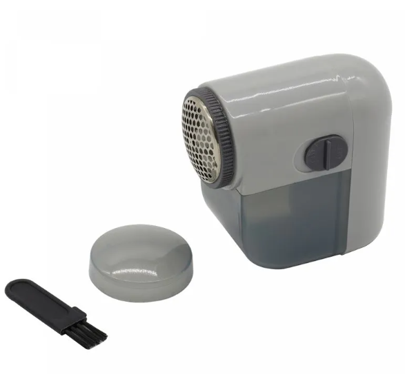 PAPA BOLINHA DE PLÁSTICO E AÇO INOX CINZA CHUMBO 8X4CM - LYOR