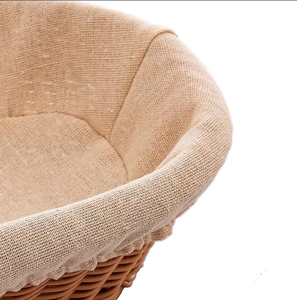 CESTA PARA PÃO RATTAN 24X17CM - LYOR