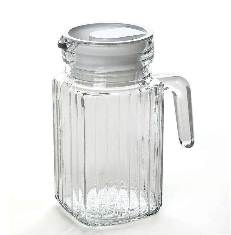 JARRA DE VIDRO COM TAMPA DE PLÁSTICO 500ML - CLINK