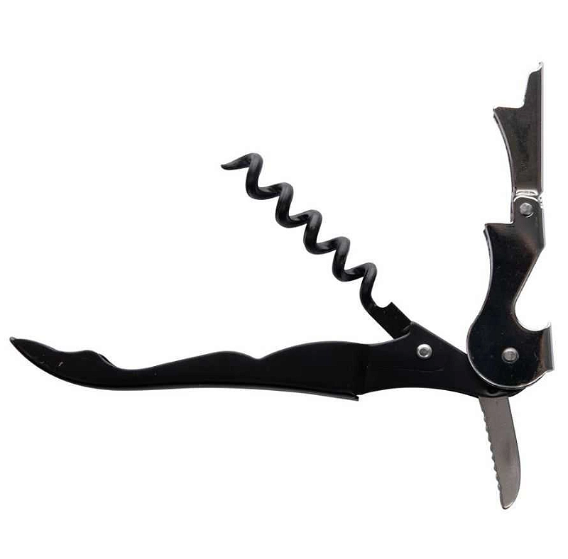SACA ROLHAS ABRIDOR DE GARRAFAS AÇO INOX 12CM - CLINK