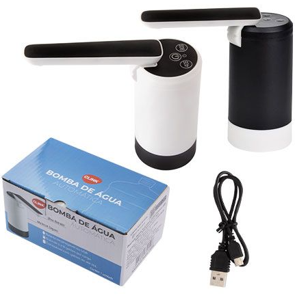 BOMBA PARA GALÃO DE ÁGUA AUTOMÁTICA COM BICO RETRÁTIL - CLINK