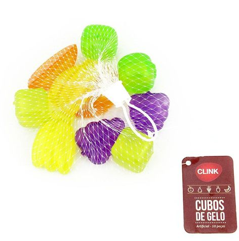 GELO ARTIFICIAL ECOLÓGICO REUTILIZÁVEL 10 PEÇAS - CLINK