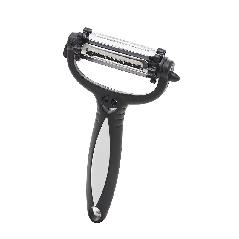 DESCASCADOR DE LEGUMES ACO INOX E PLASTICO 3 EM 1 - LYOR