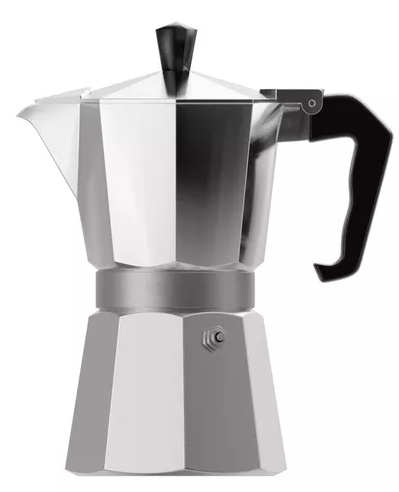 CAFETEIRA ITALIANA DE ALUMÍNIO COM CABO REFORÇADO 6 DOSES 250ML - LYOR