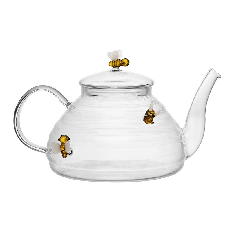CHALEIRA DE VIDRO COM FILTRO LOVELY BEE 650ML - LYOR