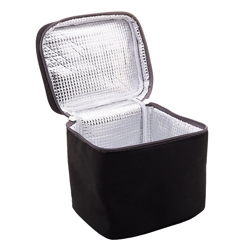 BOLSA TÉRMICA PARA MARMITA EASY LIFE PRETA 17x17x13CM - LYOR