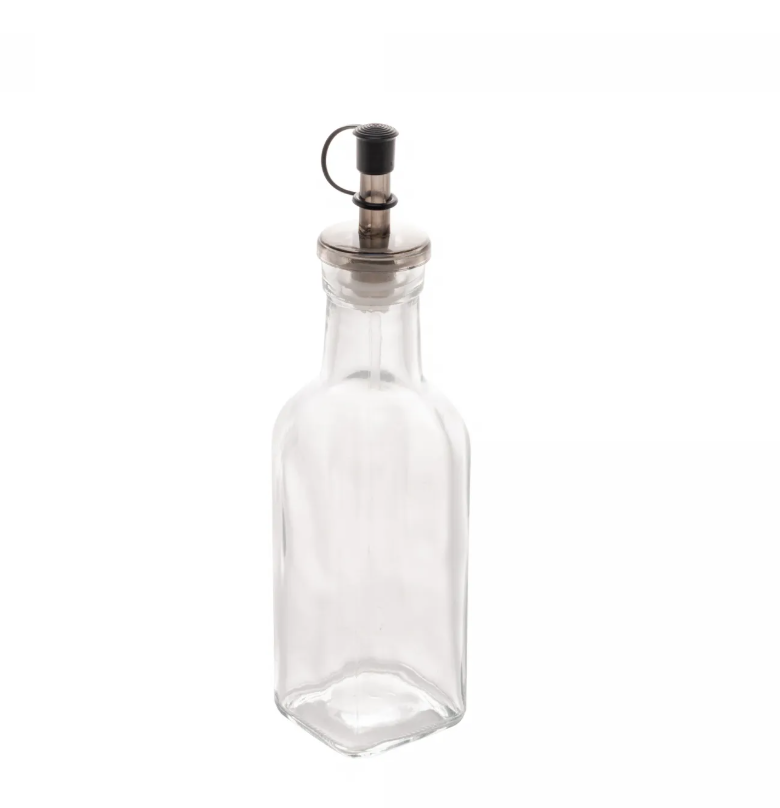 GALHETEIRO DE VIDRO TRANSPARENTE 200ML - LYOR