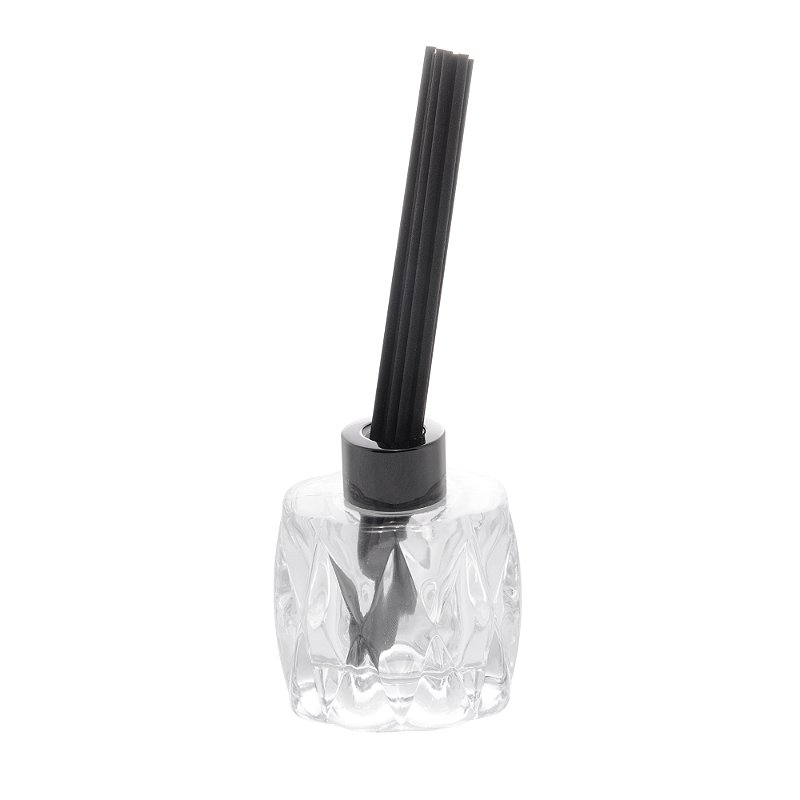 DIFUSOR DE VIDRO COM 8 PALITOS PRETOS DIAMOND 100ML - LYOR