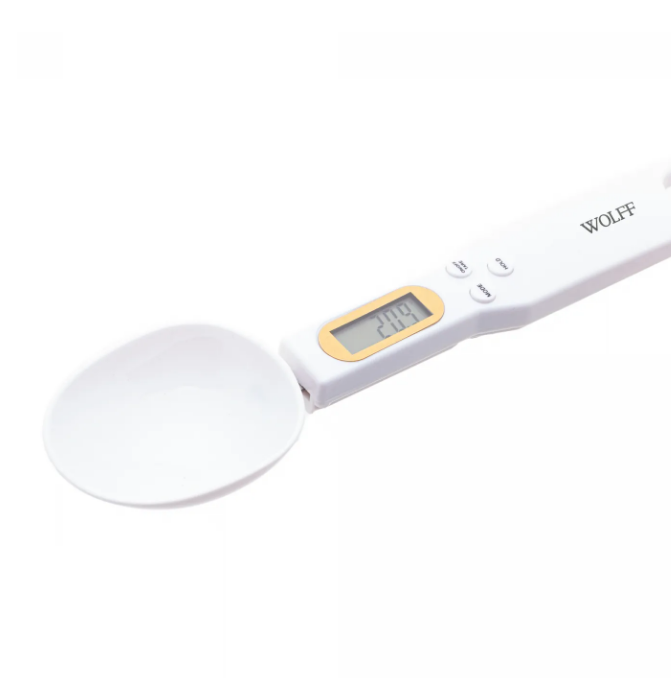 COLHER MEDIDORA DIGITAL BRANCA 23CM - WOLFF
