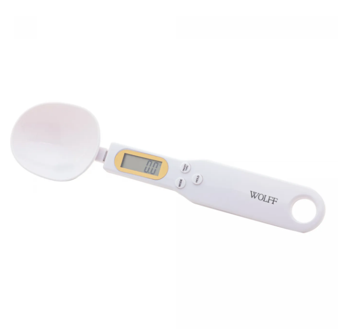 COLHER MEDIDORA DIGITAL BRANCA 23CM - WOLFF