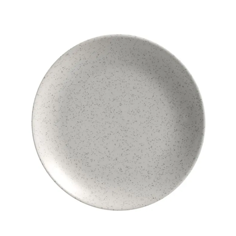 PRATO DE CERÂMICA FUNDO COUP ORGANIC GRAY 25CM - ALLEANZA