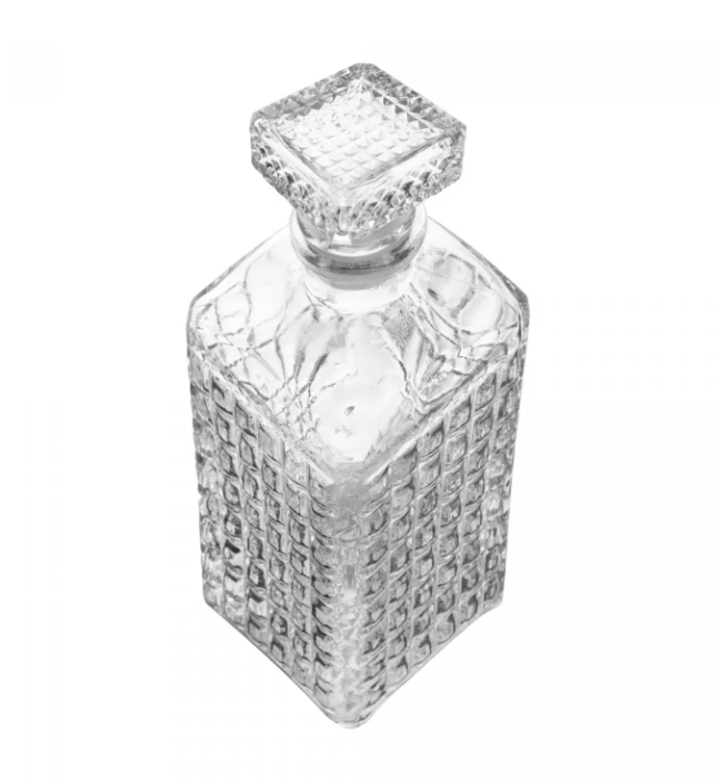 GARRAFA DE VIDRO PARA WHISKY SORTIDO 560ML UNITÁRIO - LYOR