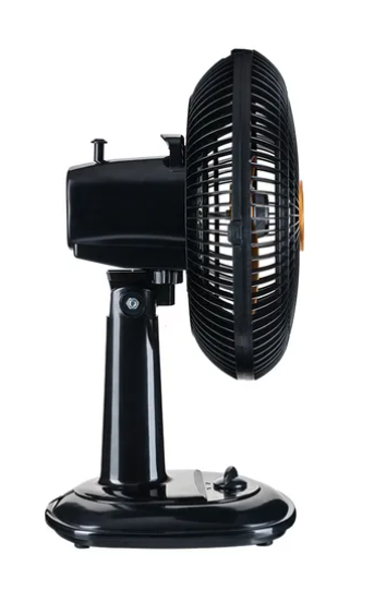 VENTILADOR OSC DE MESA 30CM TURBO PRETO/BRONZE 127V